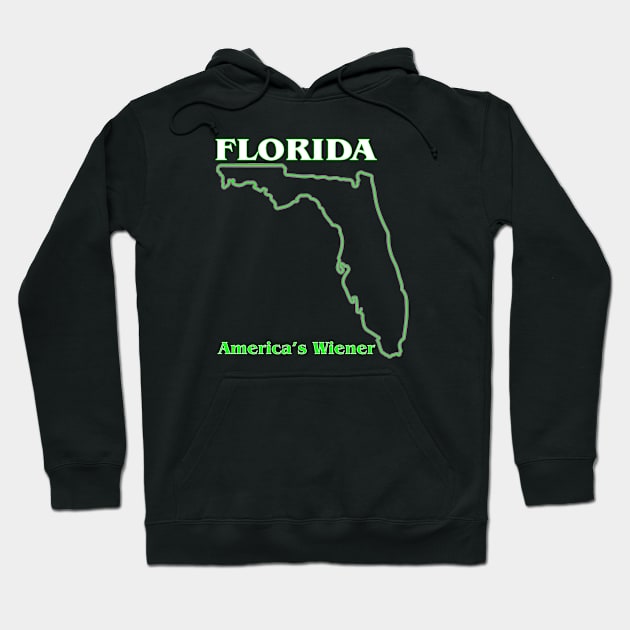 Florida - America's Wiener Hoodie by RainingSpiders